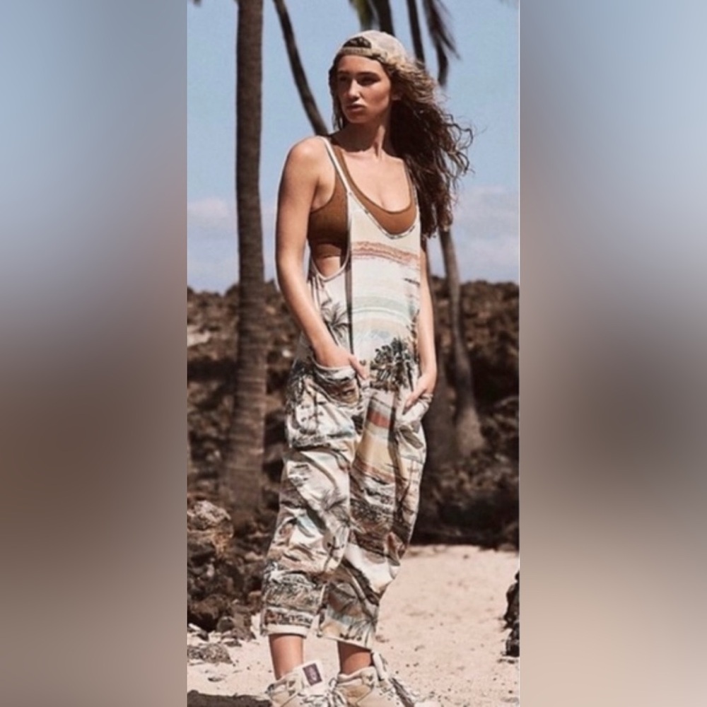RARE Free People Movement | Hot Shot Printed Onesie | Medium - Picture 5 of 16